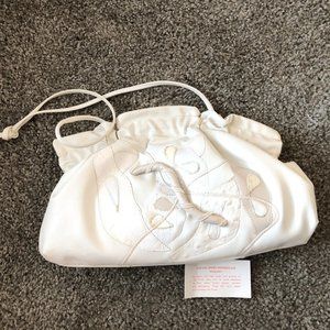Snake Leather Vintage White Purse UNIQUE